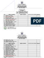 Attendance Sheet - PTA 2023