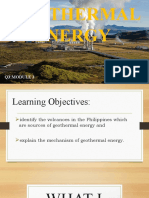 Geothermal Energy: Q3:Module 3