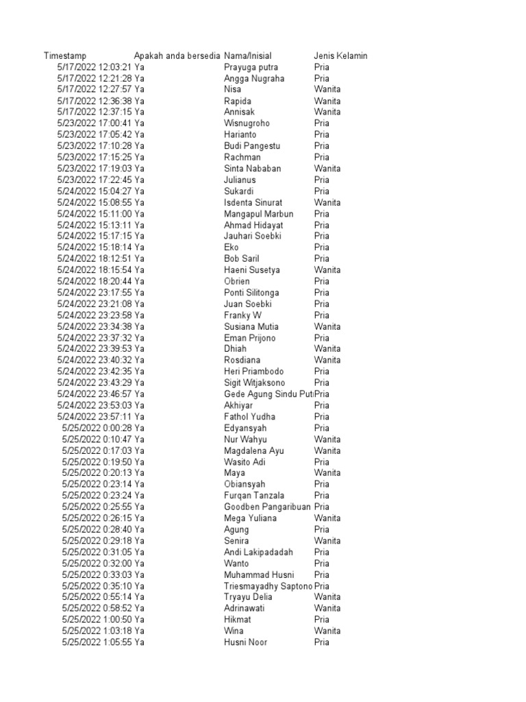 Excel Dan Tabulasi Yos PDF