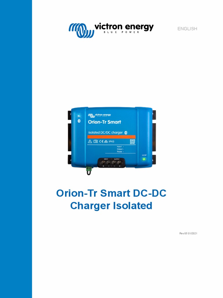 Victron OrionTr Smart DCDC ChargerManual Isolated PDF
