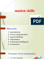 Parsuasion Skills