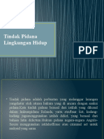 Tindak Pidana Lingkungan Hidup