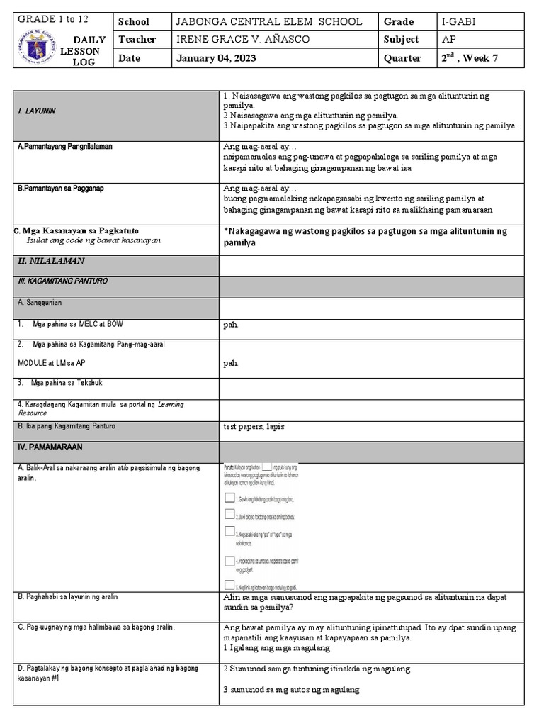 Ap 1 Week 7 January420232nd Quarter 1 Pdf