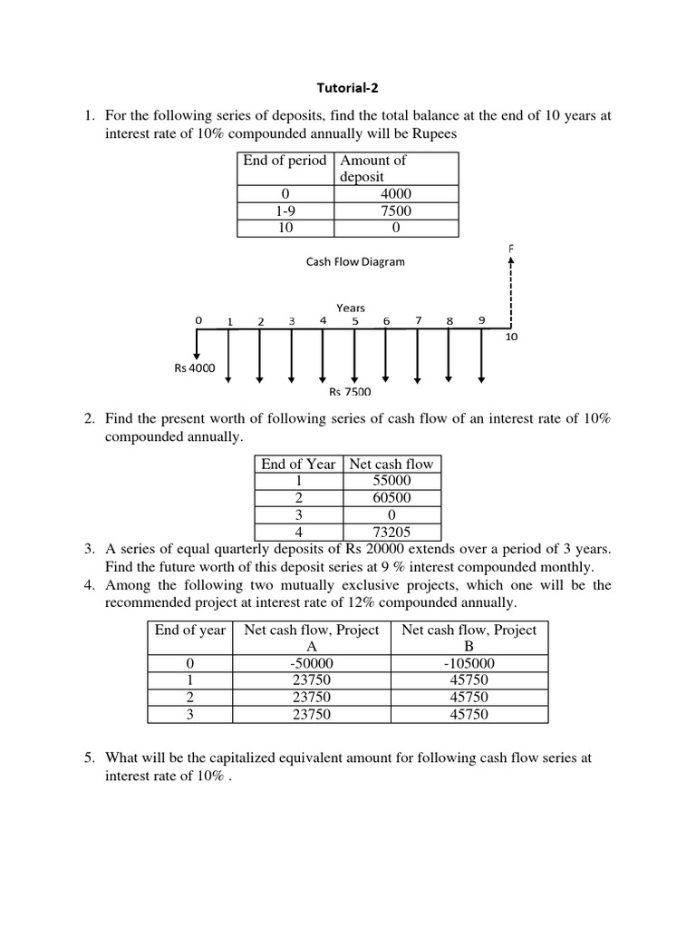 Tut2 Equivalence | PDF | Interest | Interest Rates