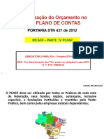 Contabilização Do Orçamento No Novo Plano de Contas