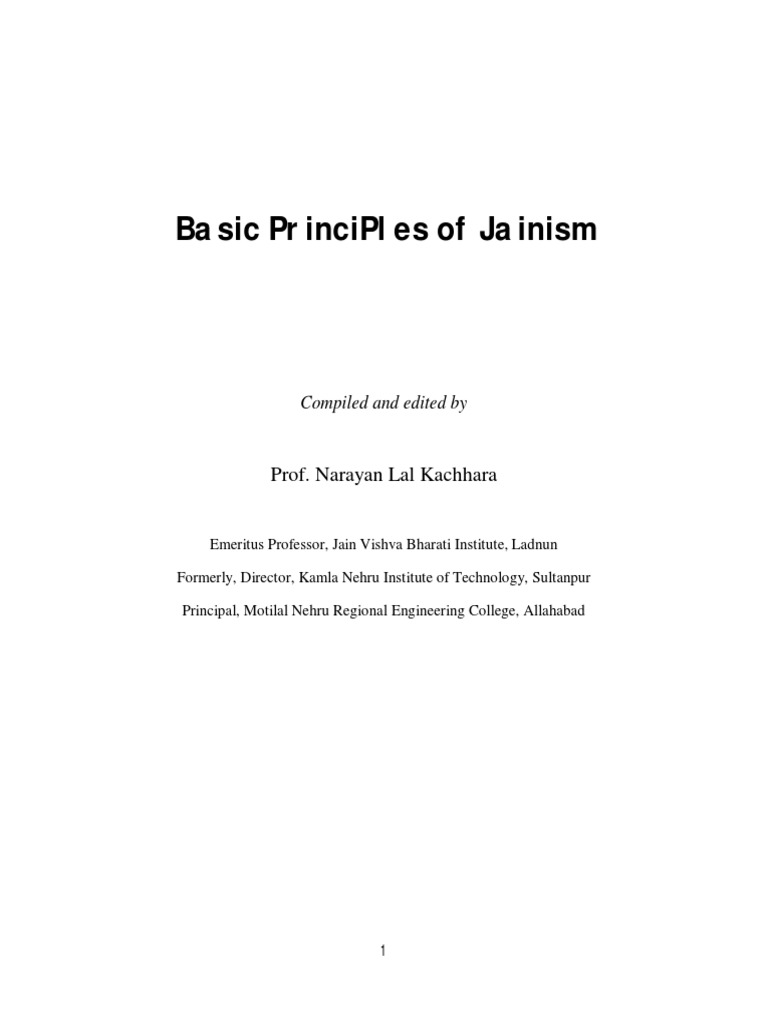 Core Principles of Jainism Explained | PDF | Matter | Indian Philosophy