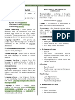 Purposive Communication - Second Sem - Midterms: Community. They Share Same Set of Rules in The