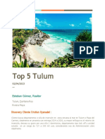 Top 5 Tulum Abril 2023