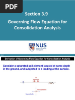 Section 3.9 Governing Flow Equation For Consolidation Analysis