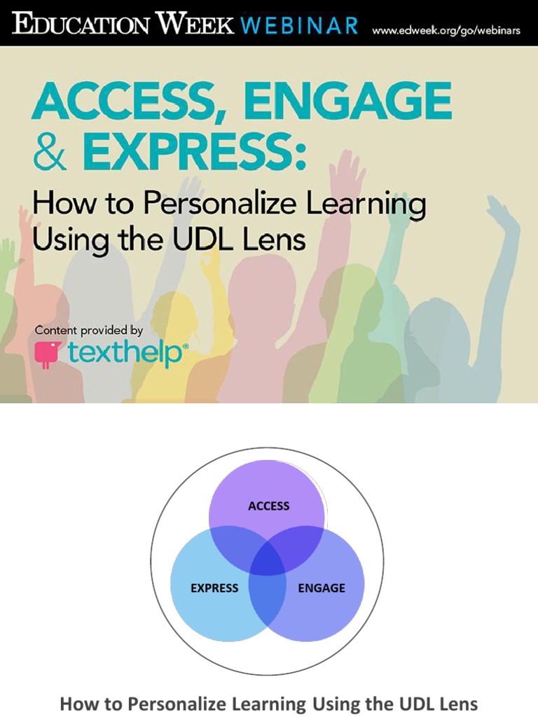 How To Personalise Learning Using UDL Lens | PDF | Learning | Education ...