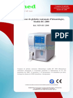 Compteur de Globules (Automate D'hématologie), Modèle BC-2800