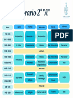 Horario Regular 2° A