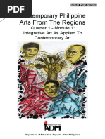 Contemporary Philippine Arts From The Regions: Quarter 1 - Module 1: Integrative Art As Applied To Contemporary Art