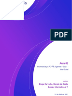 Aula 05: Informática P/ PC-PE (Agente) - 2021 - Pré-Edital
