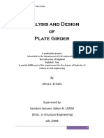 Analysis and Design of Plate Girder Bridges