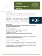 Sinais e Sintomas: Ministério Da Defesa Exército Brasileiro Deprtame-Geral Do Pessoa Diretor de Saúde