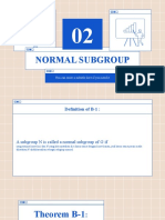 Normal Subgroup: You Can Enter A Subtitle Here If You Need It