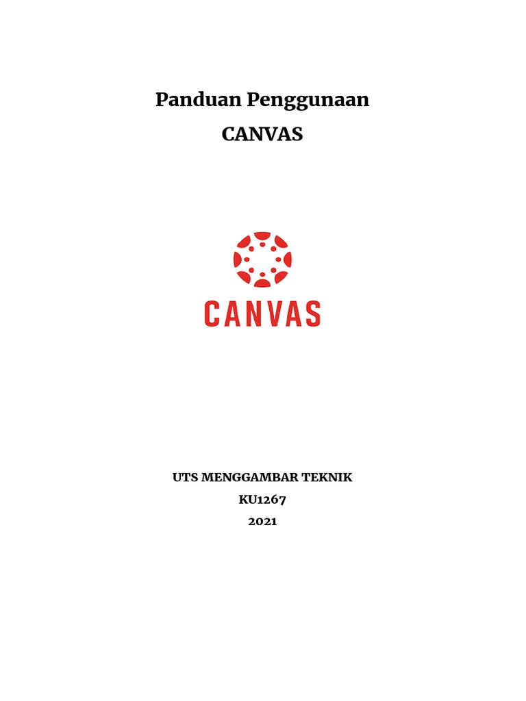 Panduan UTS Canvas untuk Mahasiswa KU1267 | PDF | Komputer
