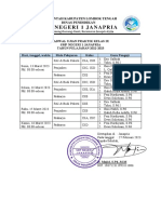 Jadwal Ujian Praktik 2022-2023