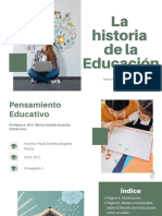 La Historia de La Educación