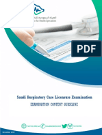 Saudi Respiratory Care Licensure Examination - Final Version (23617) PDF