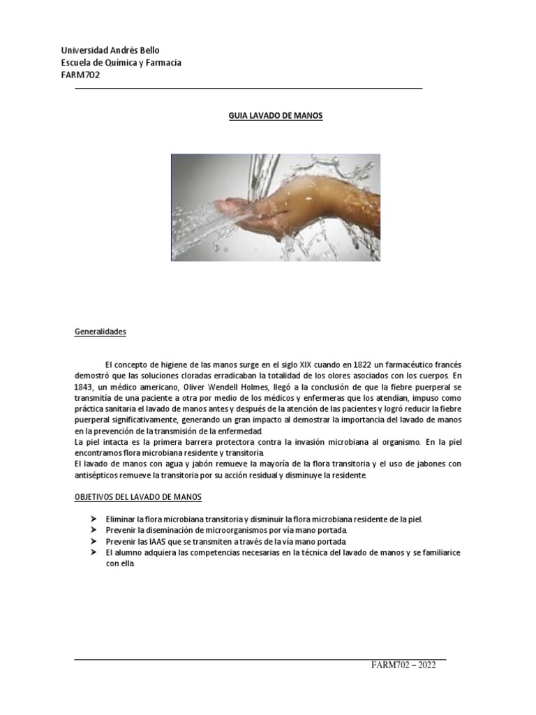 Lavado de Manos 2023 | PDF | Lavado de manos | Ciencias de la Salud