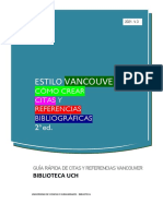 Guia Citas y Referencias Bibliograficas Vancouver - 2ed
