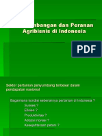 Peranan Agribisnis di Indonesia