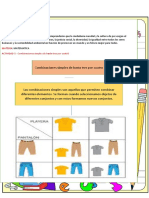 Combinaciones Simples de Hasta Tres Por Cuatro: Actividad Correspondiente Al Día de Hoy Objetivo Del Aprendizaje