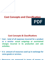 Cost Concepts and Classification
