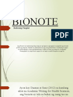 BIONOTE