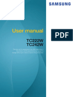 User Manual: TC222W TC242W