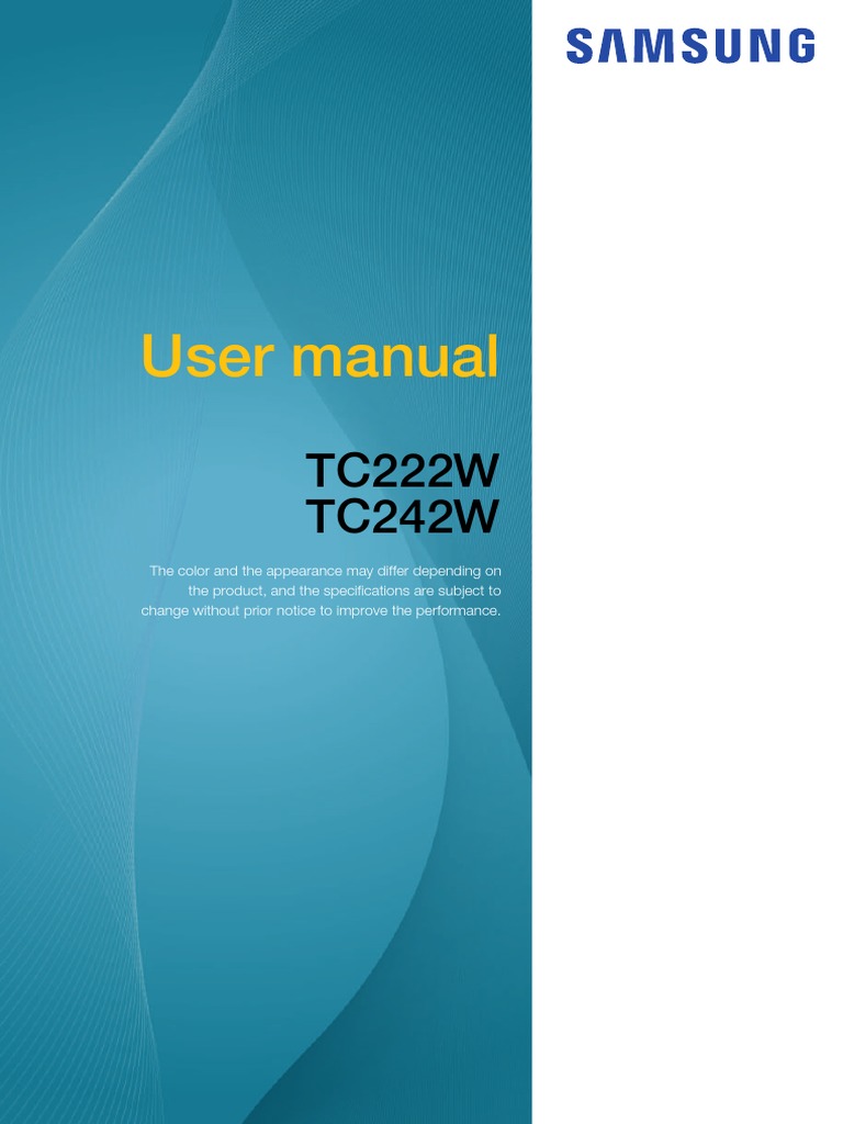User Manual: TC222W TC242W | PDF | Remote Desktop Services | Microsoft Windows