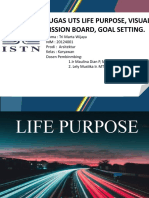 Tugas Uts Life Purpose, Visual Vission Board, Goal Setting