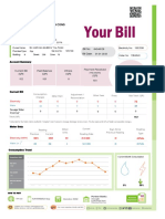 Your Bill Provides a Concise Summary of Electricity and Water Usage and Charges