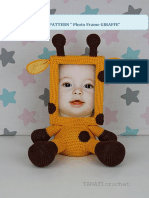 Crochet Pattern " Photo Frame Giraffe": Tanaticrochet