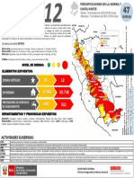 Aviso Meteorológico 012-2023-COE-VIVIENDA - AM029-PRECIPITACIONES EN LA SIERRA Y COSTA NORTE - RIESGO MUY ALTO