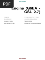 Engine (G6EA - GSL 2.7)