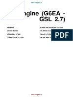 Engine (G6EA - GSL 2.7)