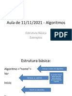 Aula de 11-11-2021-Algoritmos