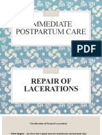 Immediate Postpartum Care 1