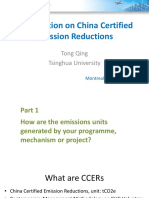 Introduction On China Certified: Emission Reductions