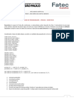 Linguagem de Programação - Prolog - Exercícios: Inteligencia Artificial Profa. Jane Maria Dos Santos Eberson