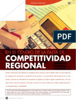 Competitividad Regional: en El Centro de La Falta de