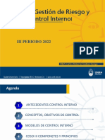 Presentacion I UNIDAD GESTION DE RIESGOS Y CONTROL INTERNO III 2022