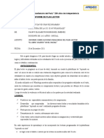 Informe Del Plan Lector