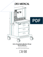 Oes Medical: Astra Anaesthetic Machine Range Service Manual