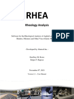 Rheology Analysis