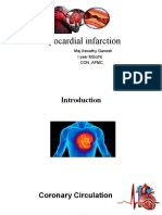 Myocardial Infarction: Maj Aswathy Ganesh I Year MSC (N) Con, Afmc