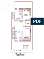 Home floor plan layout with dimensions